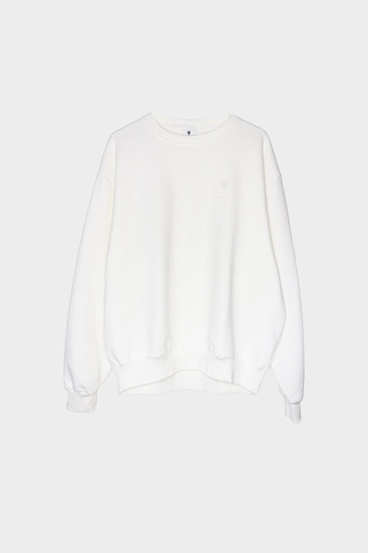 Sweater One Wolf oversize white