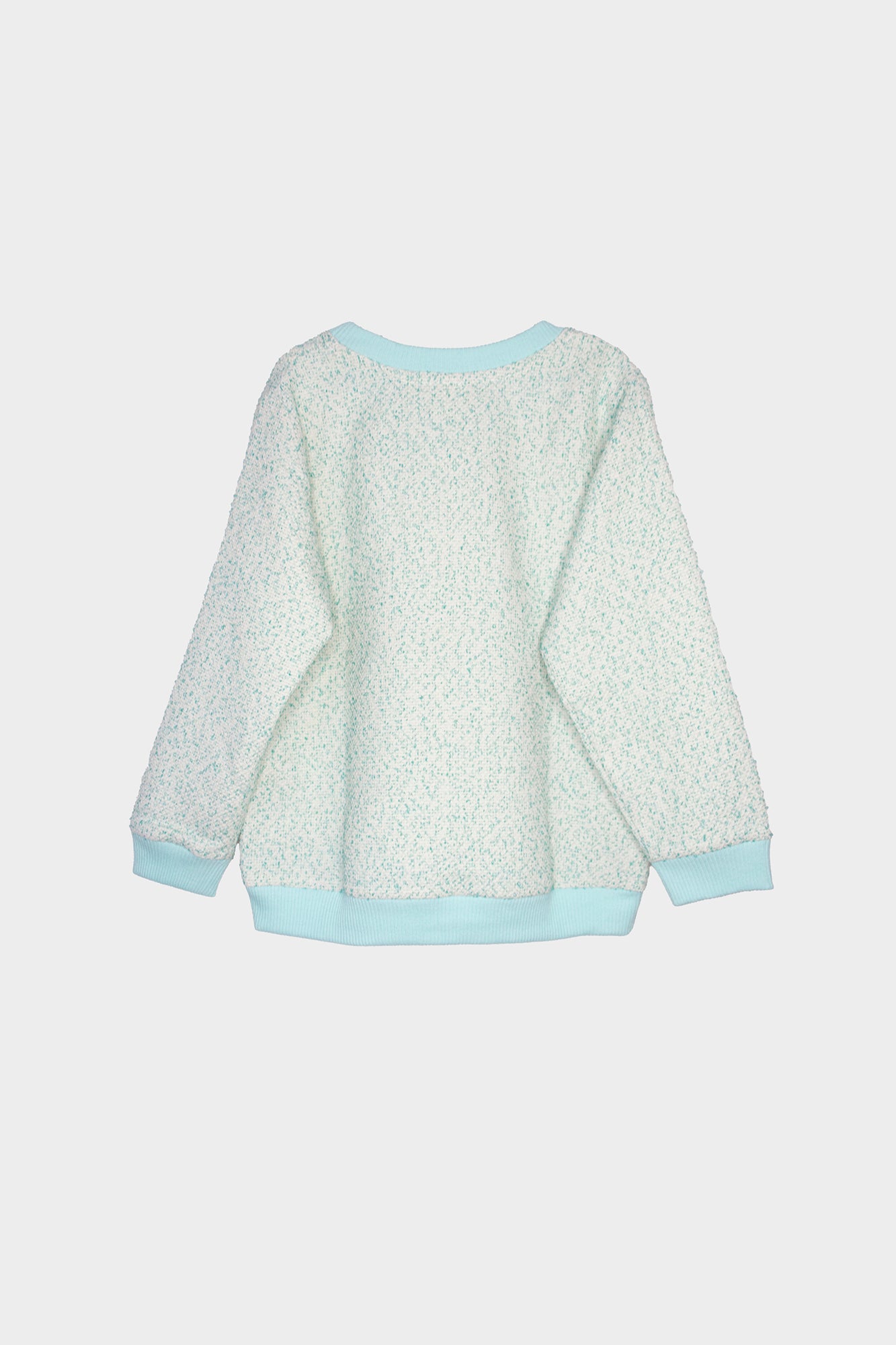 Kid’s One Wolf sweater turquoise - not brushed