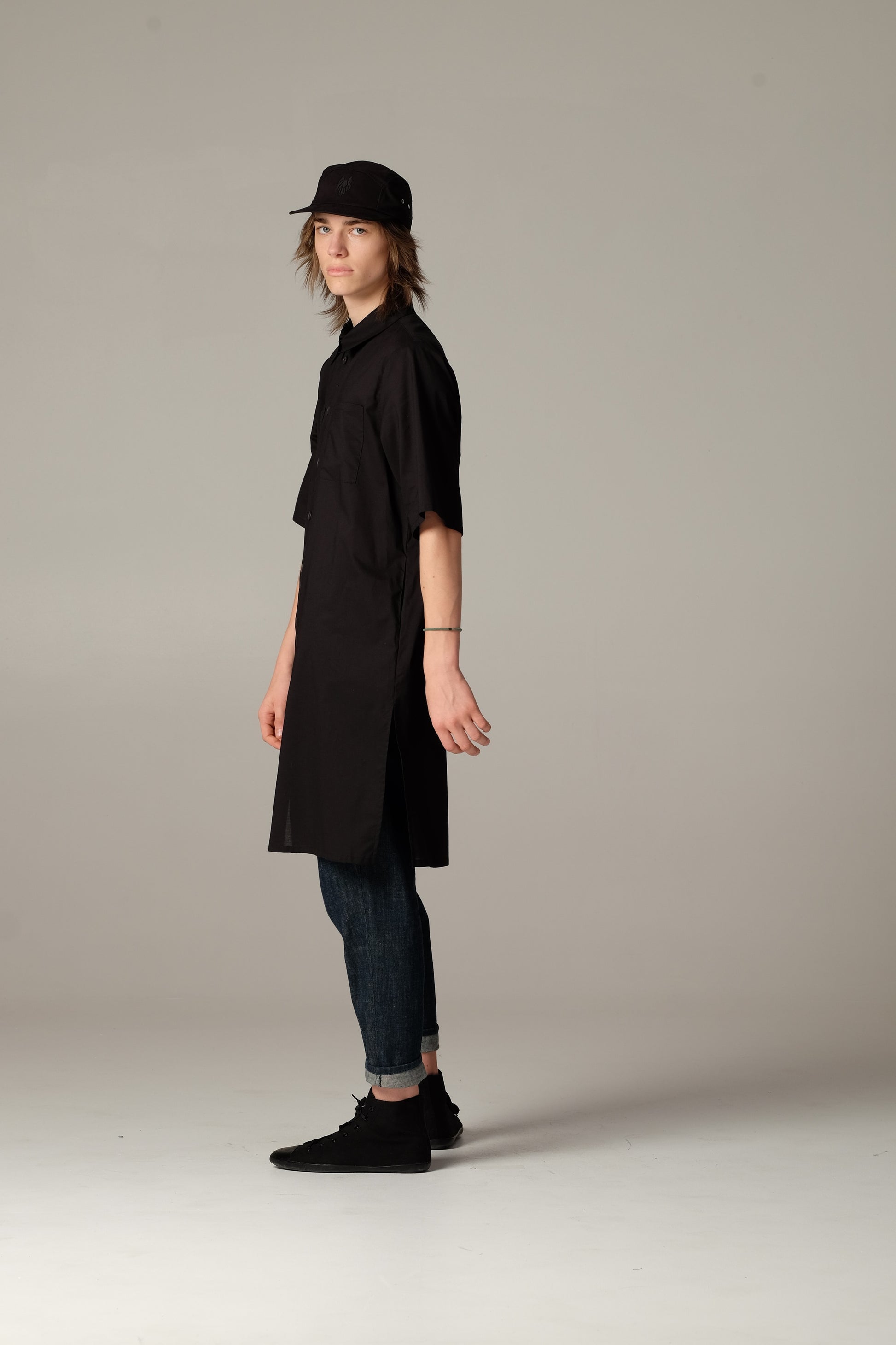 OUTSIDER dress black - One Wolf